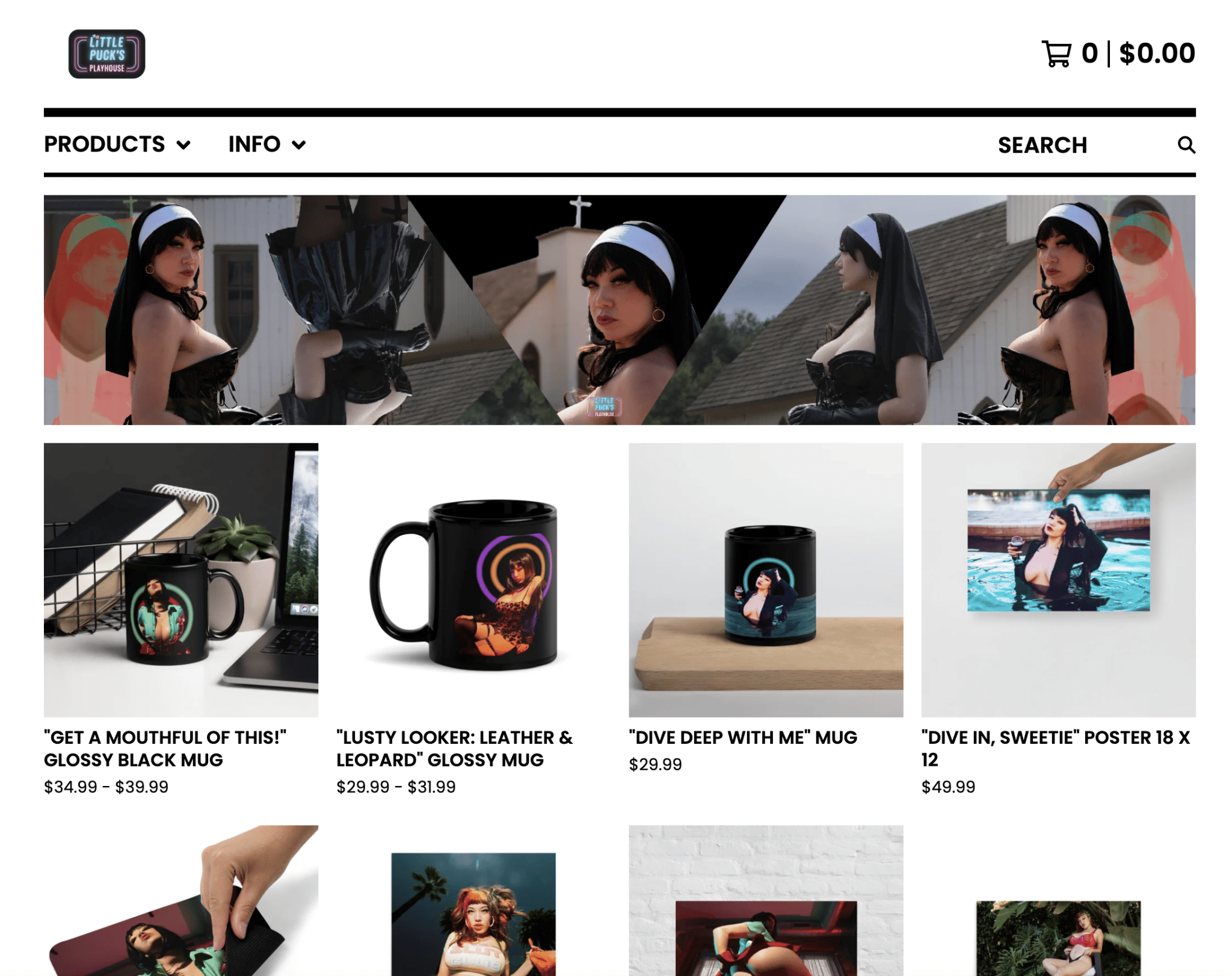 LiTTLE PUCK's * Little Puck New Merch Site Drop